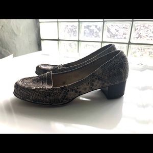 Michael Kors snake print  loafers